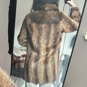 Authentic custom made fur jacket.